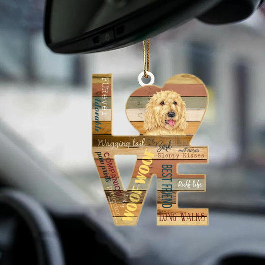Adorno Colgante Perro Durmiente Ángel - Decoración Acrílica para Auto y Hogar - Image 82