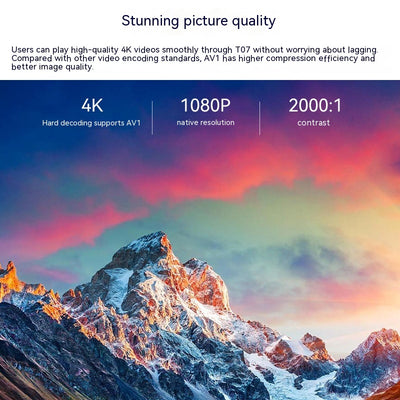 Proyector Smart Full HD T07 320 Lúmenes - Brillo Superior - Image 3