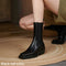 Botas de Cuero Suave para Mujer - Estilo Otoño Invierno Tendencia