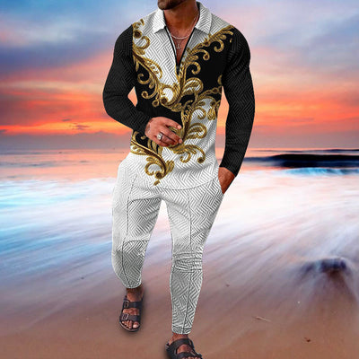 Conjunto Deportivo Otoñal de Dos Piezas para Hombre - Pantalón Largo y Sudadera - Image 19
