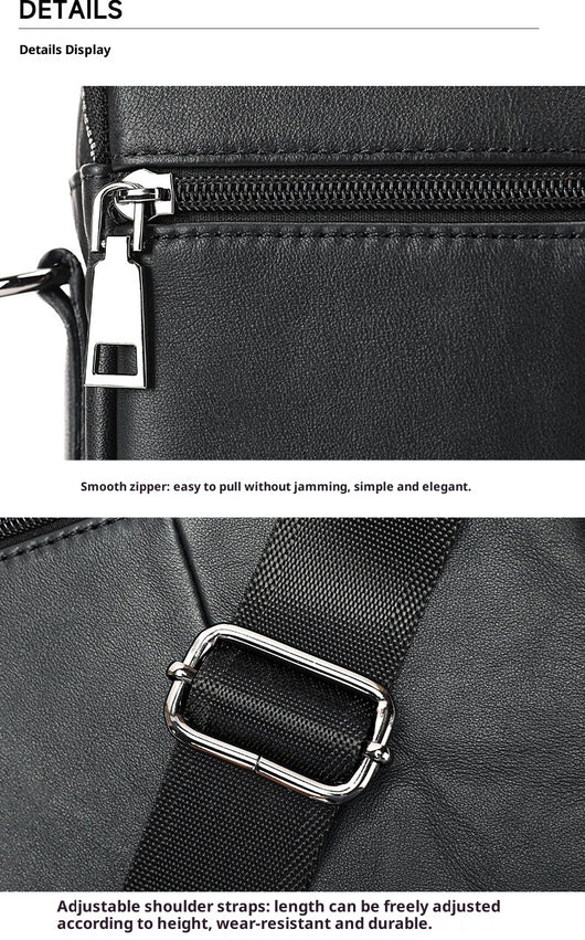Bolso Ejecutivo de Cuero con Bandolera para Viajero - Image 10