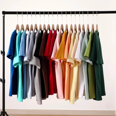 Camiseta de Algodón Puro 280g Manga Corta para Hombre