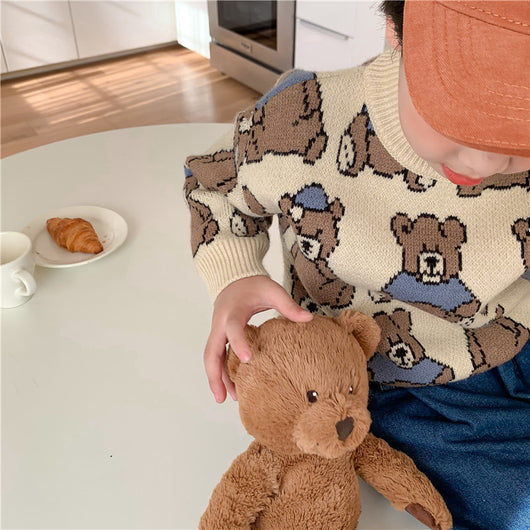 Suéter Infantil Osito Cartoon Unisex - Image 3