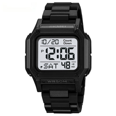 Reloj Electrónico Multifuncional de Resina para Hombre - Image 12