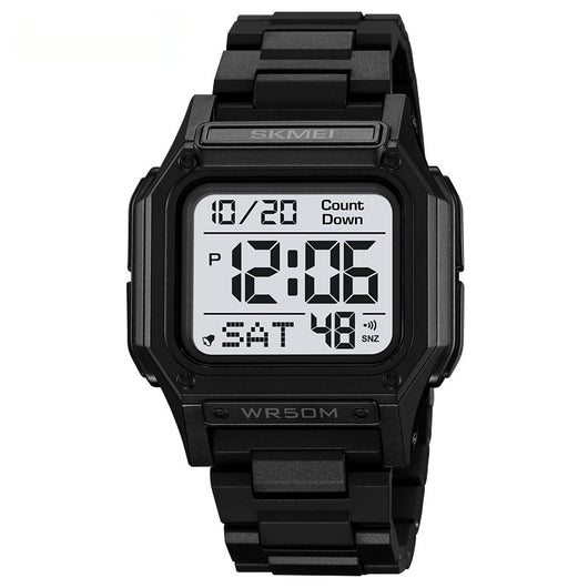Reloj Electrónico Multifuncional de Resina para Hombre - Image 12