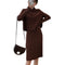 Vestido Suéter Estilo Western de Dos Piezas