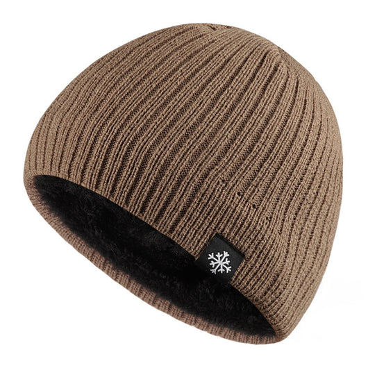 Gorro de Lana para Hombre con Etiqueta Copo de Nieve - Abrigo Reforzado para Exterior - Image 7