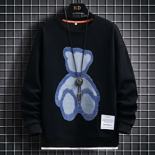 Suéter Casual para Hombre con Diseño Cartoon - Primavera y Otoño