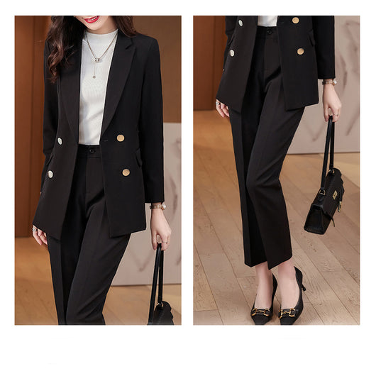 Blazer Ejecutivo Mujer Manga Larga Color Sólido - Image 8