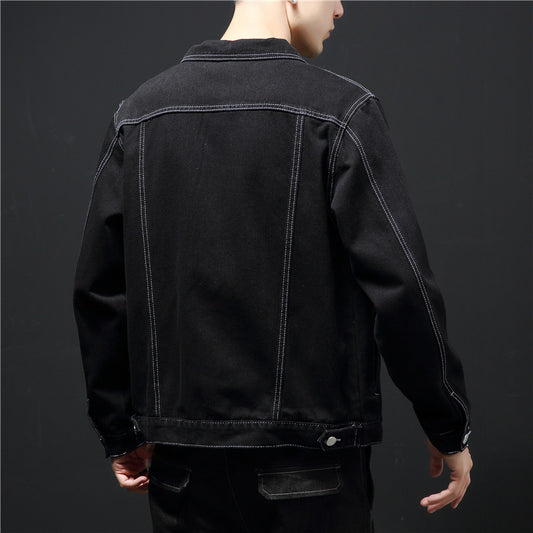 Chaqueta Casual Negra para Otoño - Estilo Versátil - Image 2