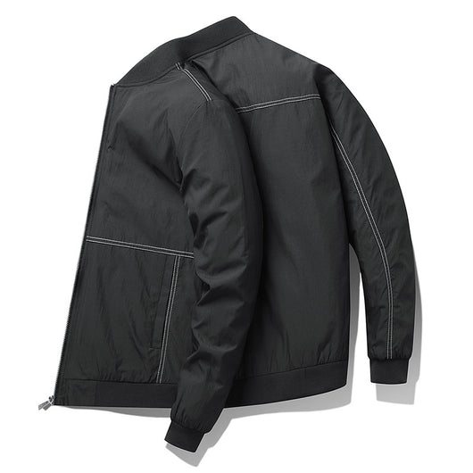 Chaqueta Deportiva Hombre Estilo Coreano Cuello Béisbol Moderna - Image 16