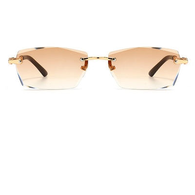 Gafas de Sol Frameless Color Gelatina - Estilo Personalidad - Image 8