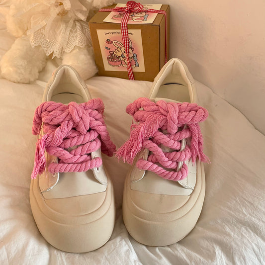 Zapatillas Casuales de Lona y Cuerda Manila para Mujer