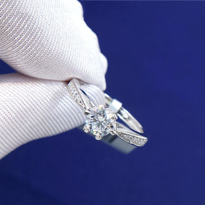 Anillo de Plata 925 con Microincrustaciones para Novia - Image 9