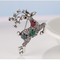 Broche Navideño Venado Sika Europeo Americano