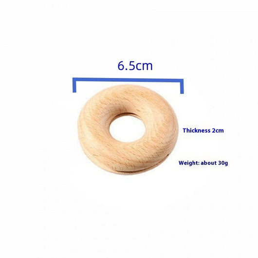 Clip Retro de Madera para Bolsas - Cierre Donut Vintage para Oficina y Despensa - Image 5