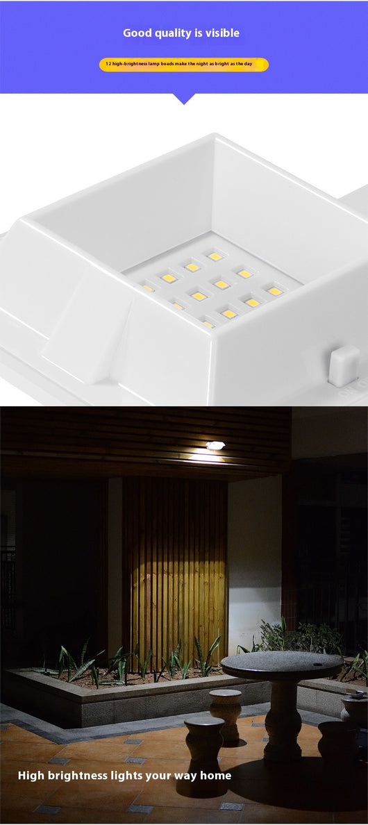Lámpara Solar de 12 LED para Exterior - Image 14