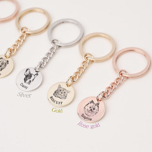 Llavero Personalizado con Foto de Mascota DIY - Image 3