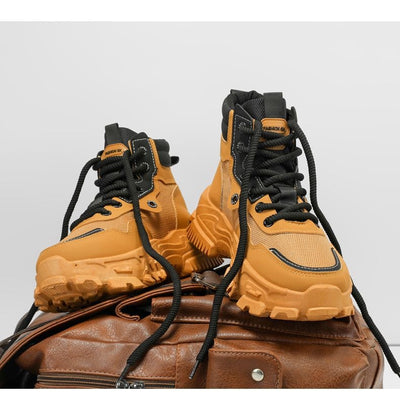 Botas de Trabajo Altas Transpirables Estilo Vintage Británico - Image 10