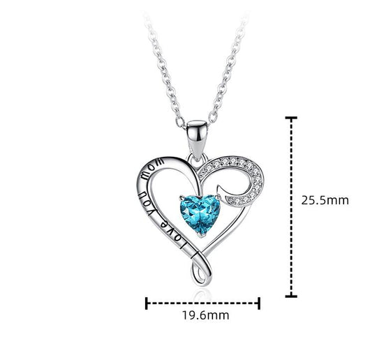 Elegante Colgante de Diamante Azul para Mujeres - Image 7
