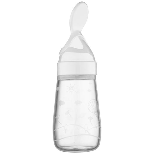 Botella Dispensadora de Cereal de Arroz en Silicona con Base Plana para Bebés - Image 2