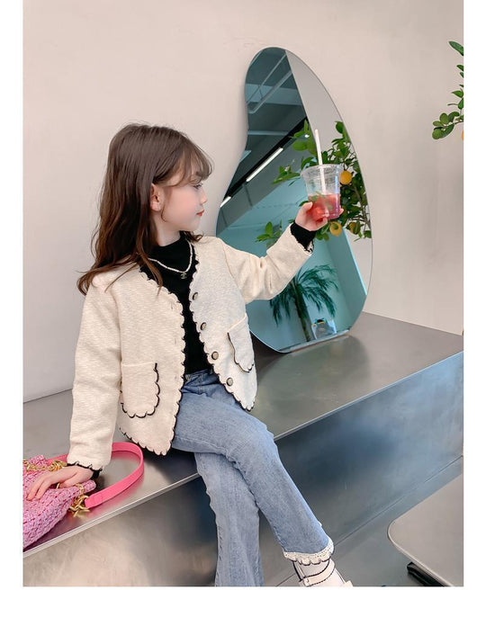 Abrigo para Niña Estilo Western Chanel - Image 18
