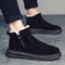 Zapatos Casuales de Cuero para Hombre - Diseño Liso y Versátil