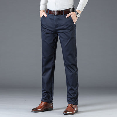 Pantalones Business Casual Rectos Holgados Versátiles - Image 3
