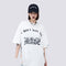 Camiseta Unisex de Algodón con Letras Góticas y Estampado Fashion