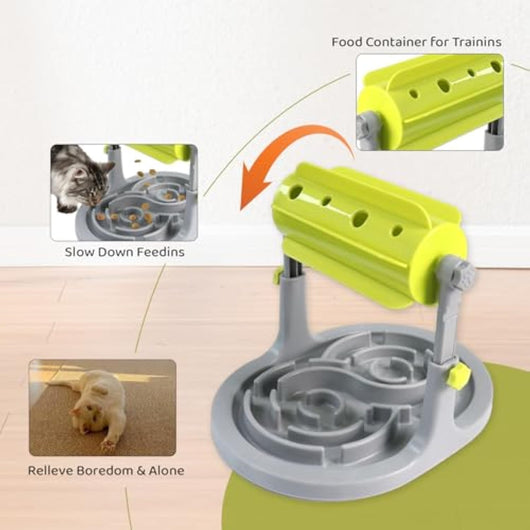 Comedero Interactivo Puzzle para Perros y Gatos - Dispensador de Alimento Lento con Entrenamiento IQ - Image 5