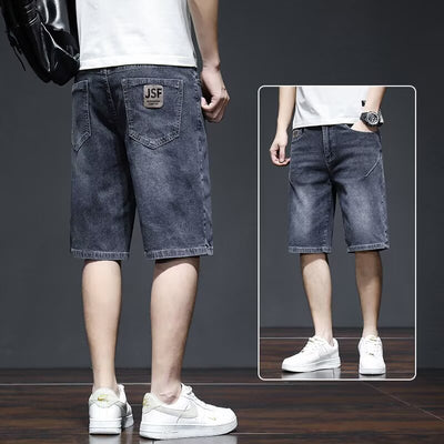 Shorts de Mezclilla Rectos Ligeros para Hombre - Perfecto para Verano - Image 10