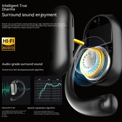 Auriculares Deportivos de Conducción Ósea con Pantalla Digital y Batería Ultra Duradera - Image 4