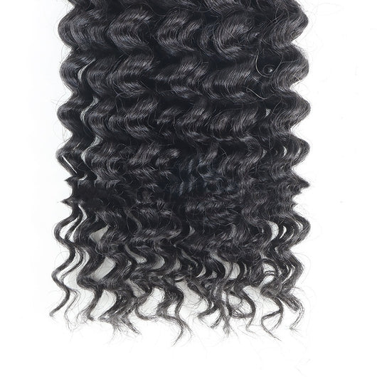Cabello a Granel Ondas Profundas Boho Trenzas Mixtas Humano - Image 11