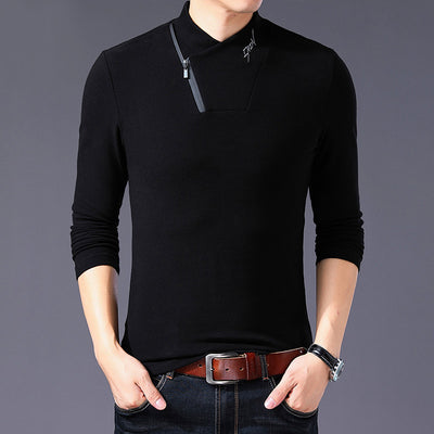 Camiseta Manga Larga con Cuello Alto y Cierre - Image 8