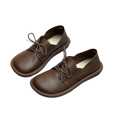 Zapatos Oxford Retro de Cuero Genuino Hechos a Mano - Estilo Británico Clásico - Image 5