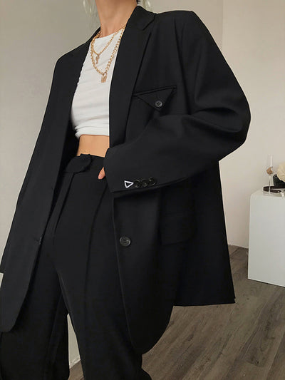 Blazer Oversized de Alta Gama con Corte Relajado - Image 2