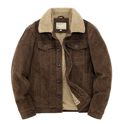 Abrigo Acolchado de Algodón con Forro Polar para Hombre - Image 9