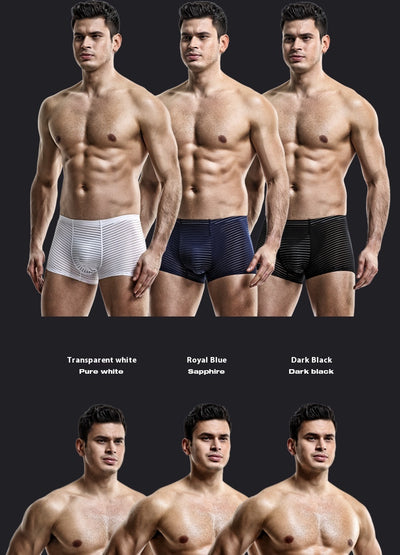 Bóxers sin Costuras Ice Silk para Hombre - Transpirables y Ultraligeros - Image 20