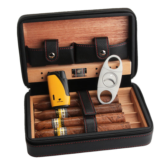Humidificador de Viaje Premium en Cuero - Estuche Portátil para Puros - Image 9