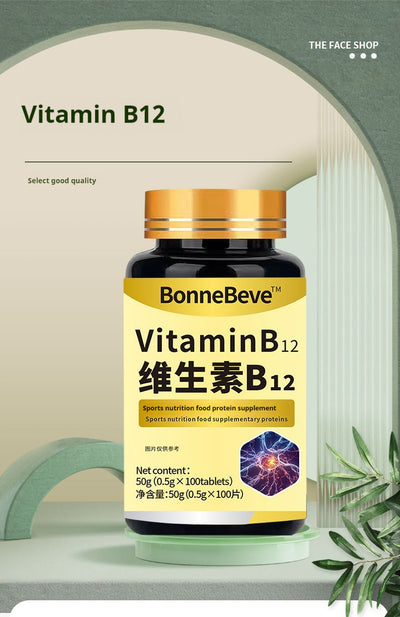 Tabletas de Vitamina B12 para Deportistas - Suplemento Energético - Image 3