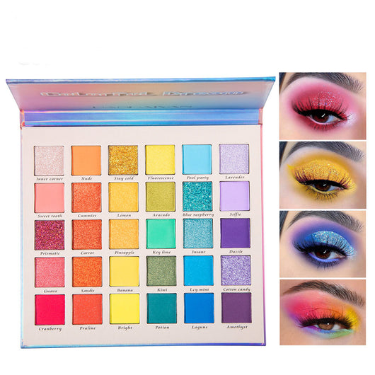 Paleta de Sombras Nacaradas Mate con Brillo Perlado - Image 6