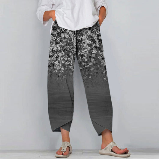 Pantalones Deportivos Casuales con Estampado Floral - Image 9