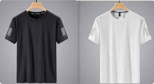 Playera Deportiva Hombre Cuello Redondo Colores Sólidos - Comodidad y Estilo - Image 12