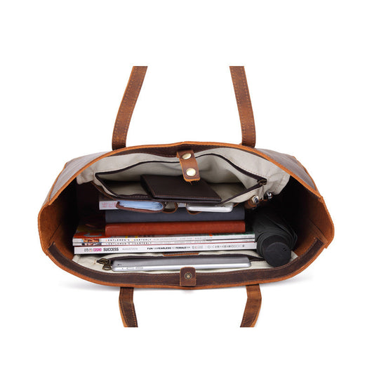 Bolso de Cuero Genuino con Gran Capacidad para Mujer - Image 5