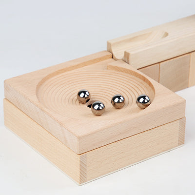 Bloques de Madera Maciza para Pista de Carreras - Juguete Educativo de Construcción Infantil - Image 5