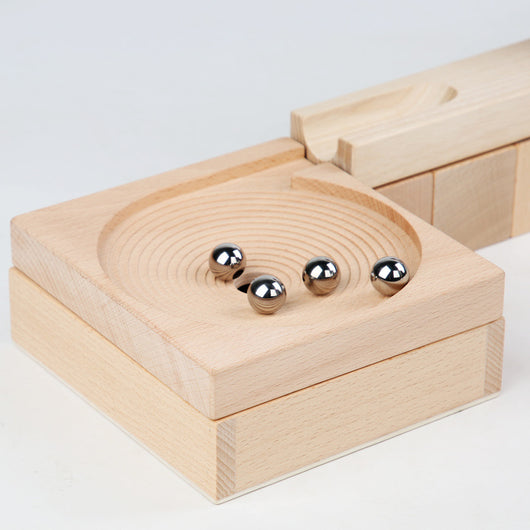 Bloques de Madera Maciza para Pista de Carreras - Juguete Educativo de Construcción Infantil - Image 5