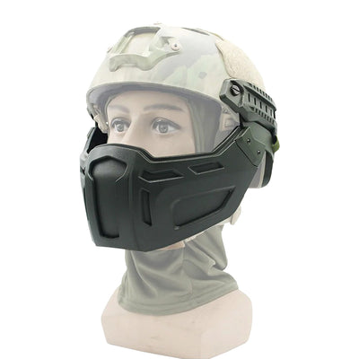Casco Táctico Modular con Protección Facial Plegable - Image 22