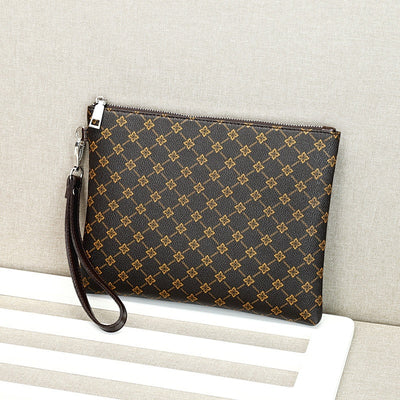 Cartera Tipo Sobre para Hombre con Diseño Cuadros Gingham - Image 12