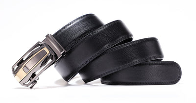 Cinturón de Cuero Doble Capa para Hombre - Elegancia Profesional Versátil - Image 11