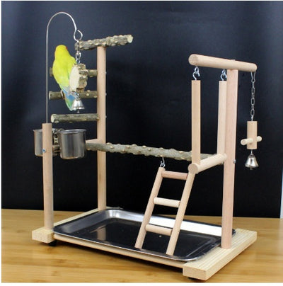 Percha Madera para Loros y Pájaros Exóticos con Diseño Natural - Image 11